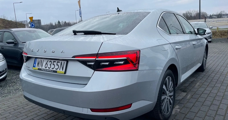 Skoda Superb cena 84900 przebieg: 145000, rok produkcji 2021 z Zator małe 352